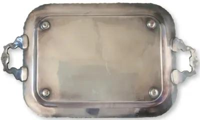 1920s English Silver-Plate Tray