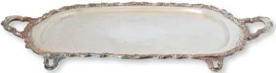 Heavy English Silver-Plate Serving Tray