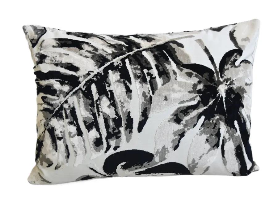 Contemporary Botanical Velvet Pillow