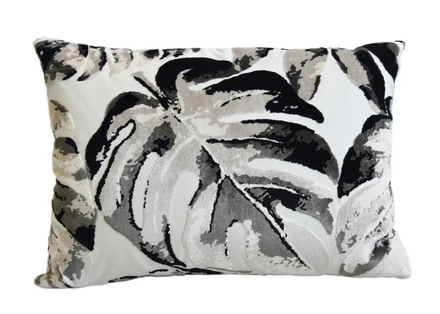 Contemporary Botanical Velvet Pillow