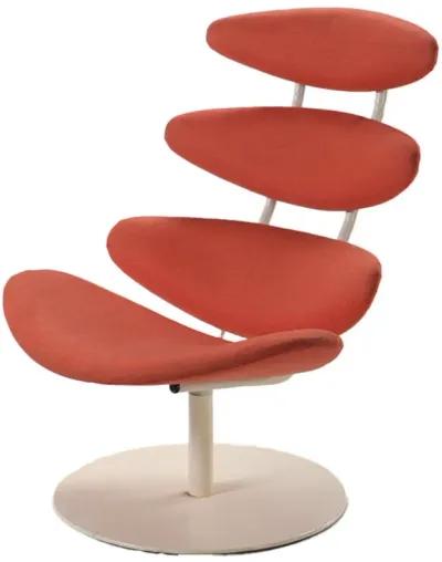 Upholstered "Corona" Style Swivel Chair