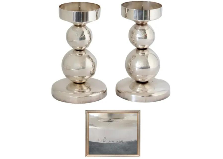 Pair of Danish Modern Candle Holders