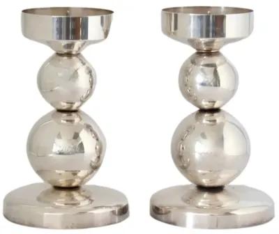 Pair of Danish Modern Candle Holders