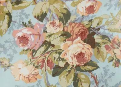 Cottage Roses Floral Flowers Pillow