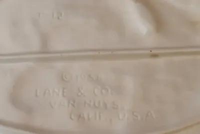 1958 Lane & Co Ceramic Turkey Platter - Brown