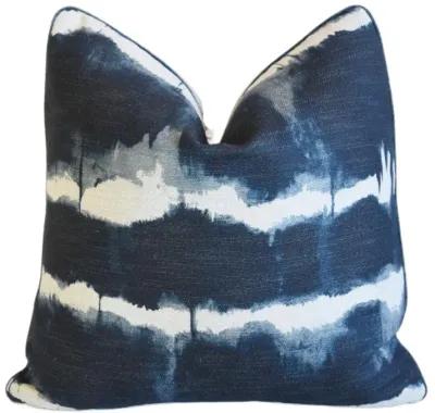 Kravet Couture Indigo Linen Pillow