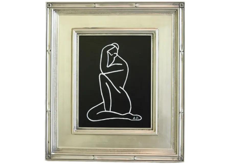 Modern Stylistic Female Nude Painting