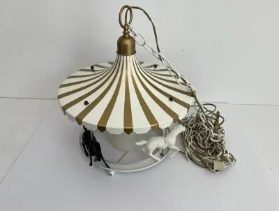 1970s Tented Carousel Chandelier