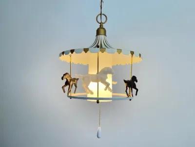 1970s Tented Carousel Chandelier