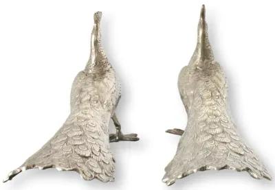 French Peacock Table Ornaments - Beige