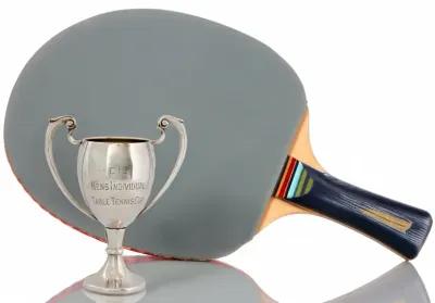 English Silver-Plate Table Tennis Trophy