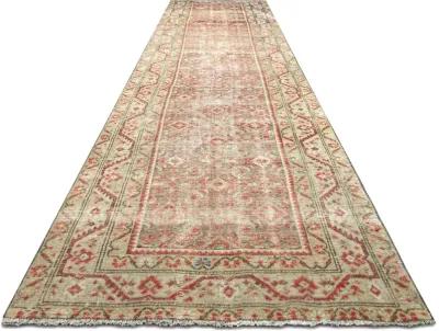 1940s Persian Melayer Runner -2'10" x12' - pink