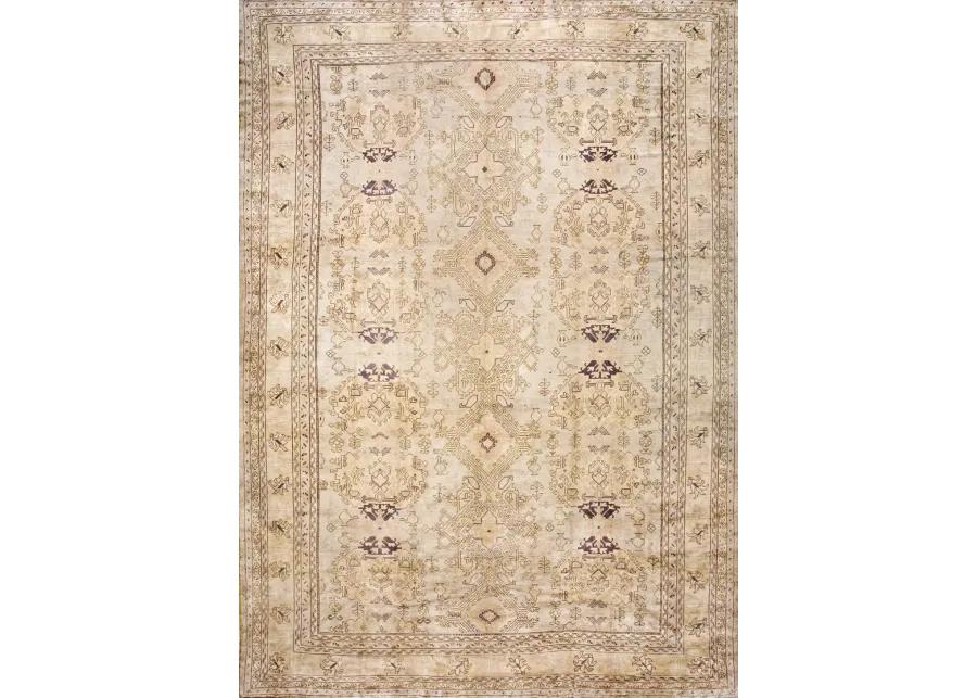 Early 20th Century Turkish Oushak Carpet