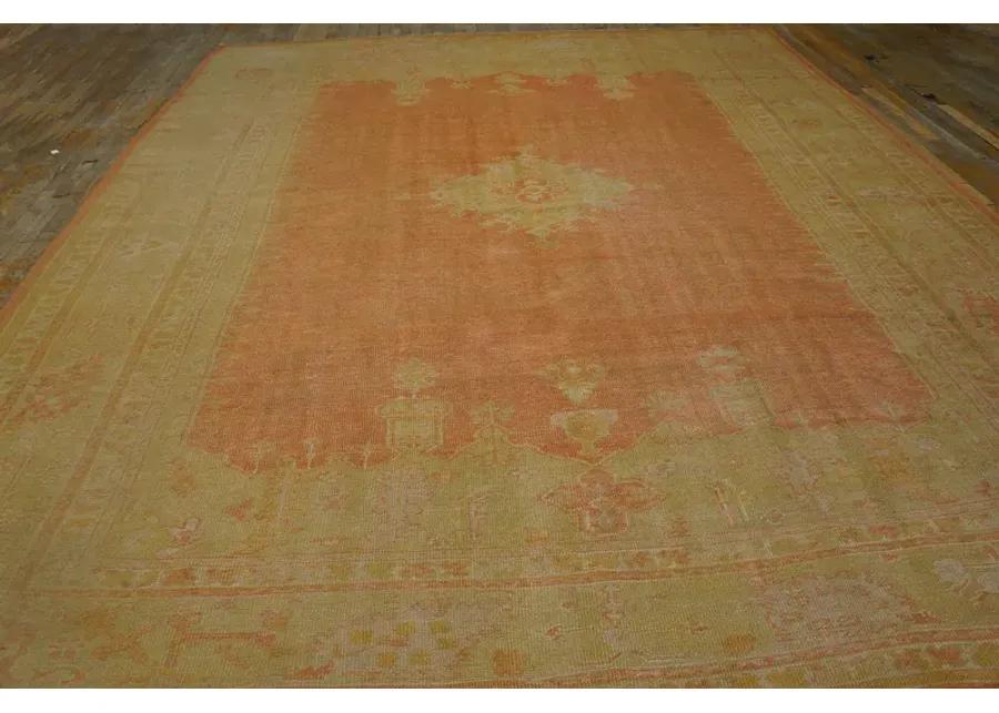 Late 19th Century Turkish Oushak Carpet - Beige