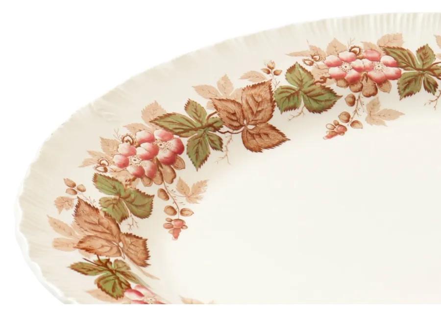 Wedgwood “Wild Briar Ceramic Platter - Brown