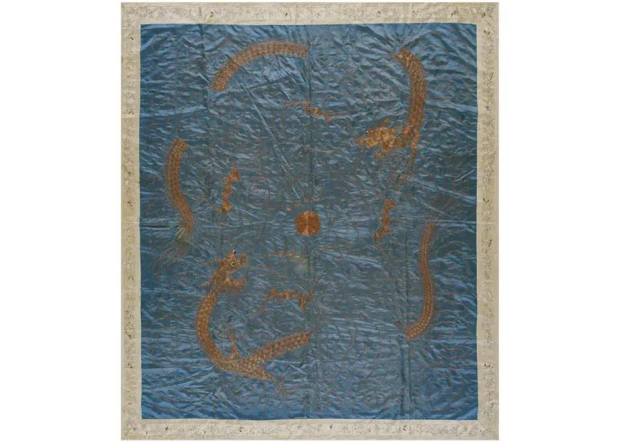 Early 20th Century Silk Chinese - Blue