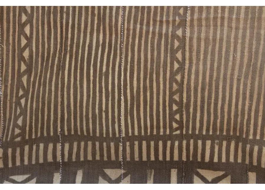 Tribal Striped African Mudcloth - Black