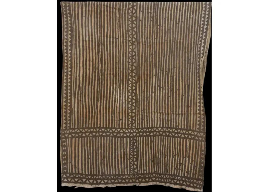 Hand-Dyed Mali Mudcloth - Black