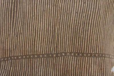 West African Striped Mudcloth - Black