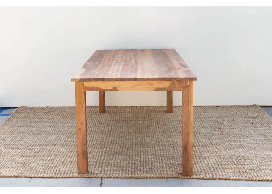 Reclaimed Teak Parson Dining Table