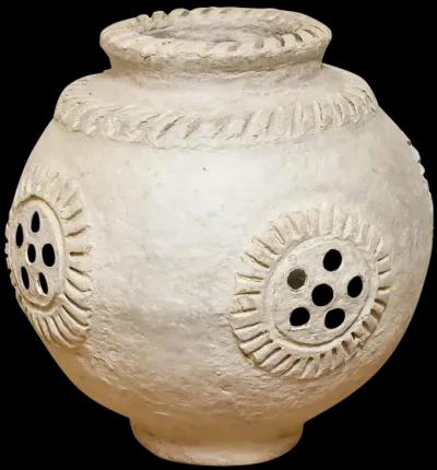 Kashmiri Paper Mache Pot - Handcrafted