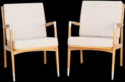 Pair of Mid-Century Style Club Chairs