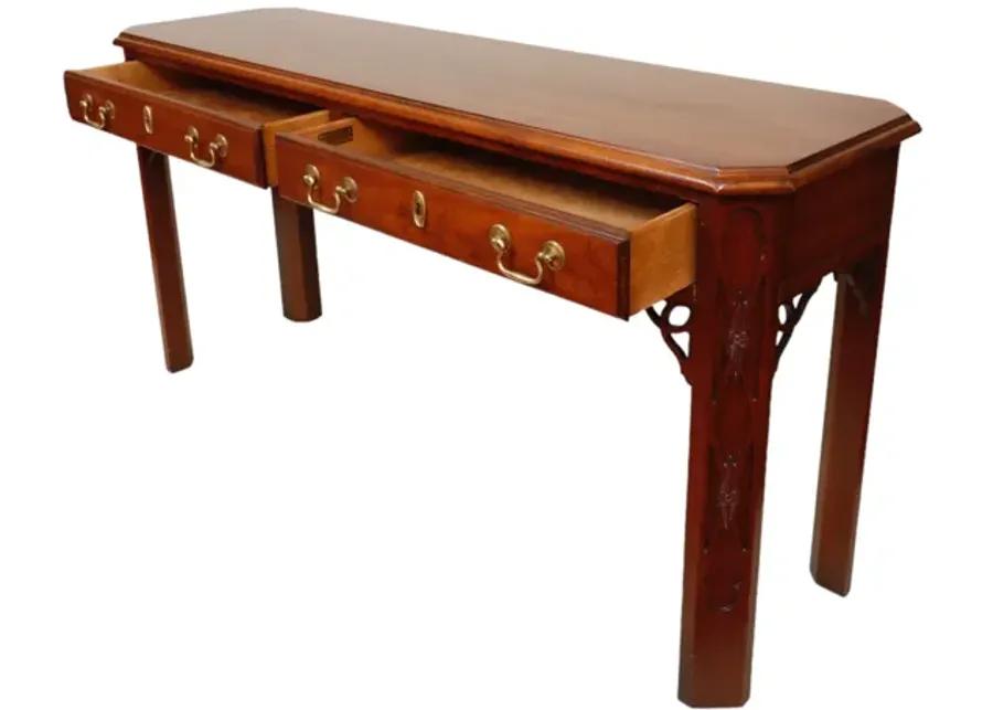 Mahogany Console Table by Century - Brown