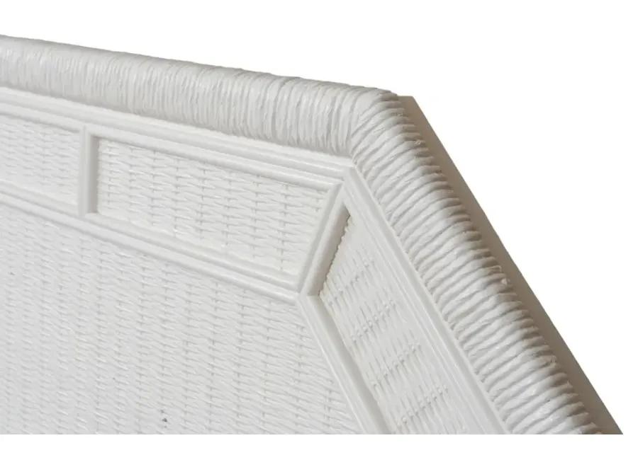 Henry Link White Wicker Twin Headboards