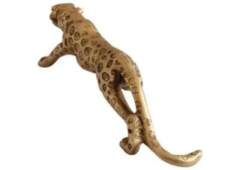 Brass Leopard Figure