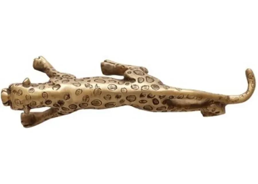 Brass Leopard Figure