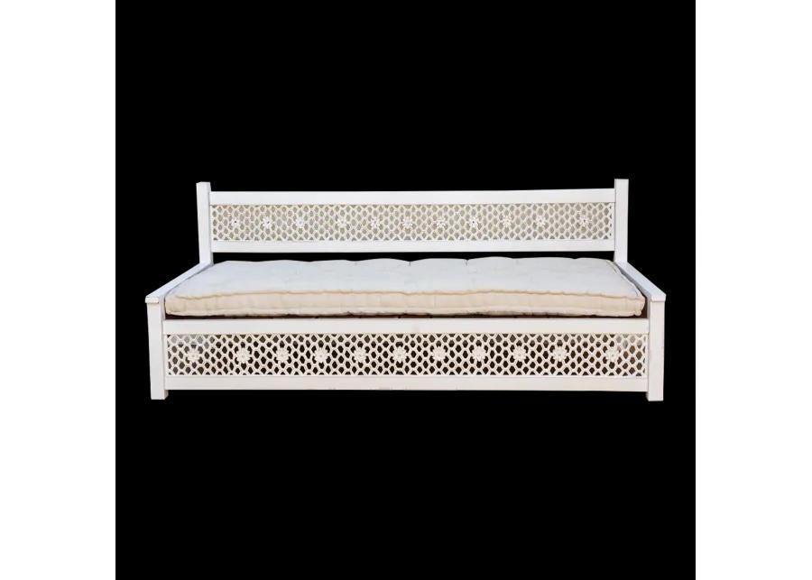 Moroccan Floral Large Lounge Daybed - Comfortable, Sturdy