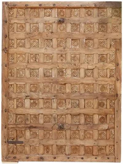 18th C. Bikaner Carved Ceiling Panel