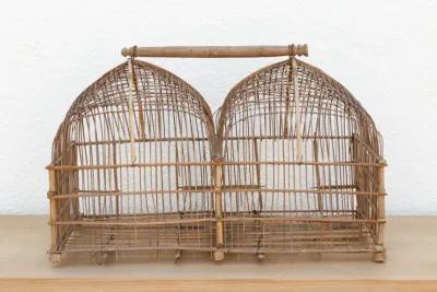 Anglo-Indian Bamboo Birdcage - Handcrafted