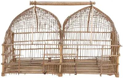 Anglo-Indian Bamboo Birdcage - Handcrafted