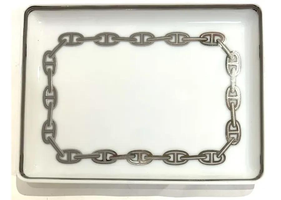 Hermès French Porcelain Tray - White