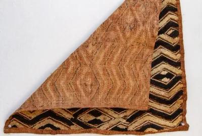 Earth Tones African Kuba Cloth Panel