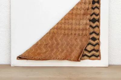 Lattice African Kuba Cloth Panel