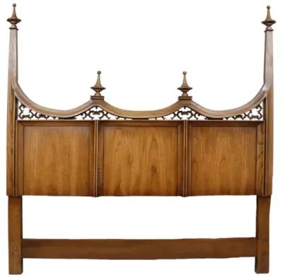 Queen Size Neoclassical Headboard - Brown