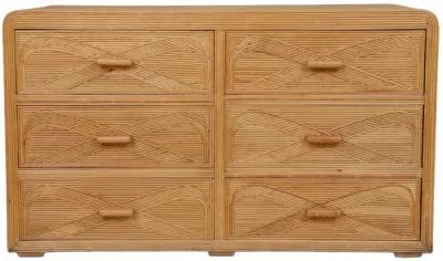 Pencil Reed Waterfall Dresser - Brown