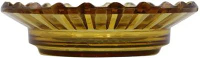 Castaways Hotel Las Vegas Glass Ashtray - Yellow