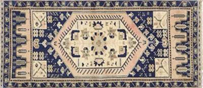 1960s Turkish Oushak Yastic-1'8"x3'9"