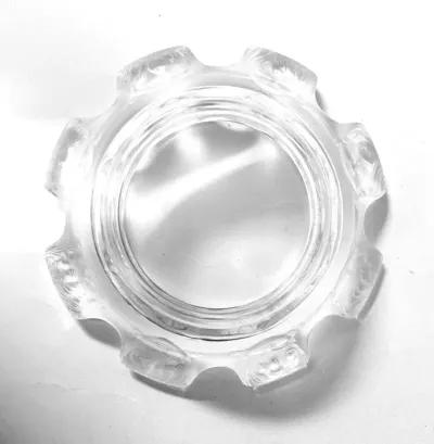 Lalique French Crystal St. Nicolas Tray - clear