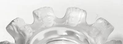 Lalique French Crystal St. Nicolas Tray - clear