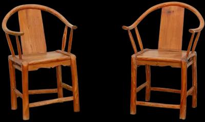 Pair of Antique Horse Shoe Chairs - Handcrafted