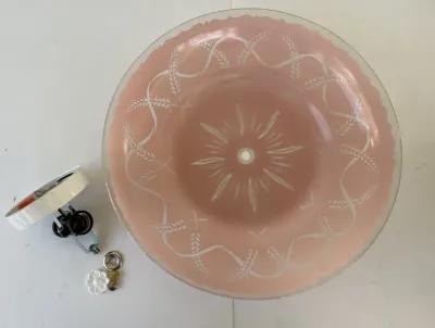 Pink Nouveau Ceiling Light