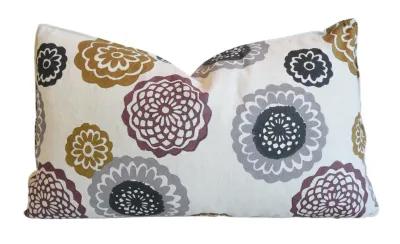 Galbraith & Paul Zinnia Floral Pillow