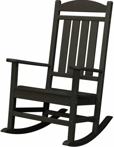 Black Outdoor Porch Rocker - Rocker