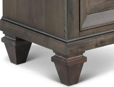 Sevilla Walnut Brown Nightstand