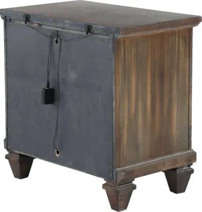 Sevilla Walnut Brown Nightstand