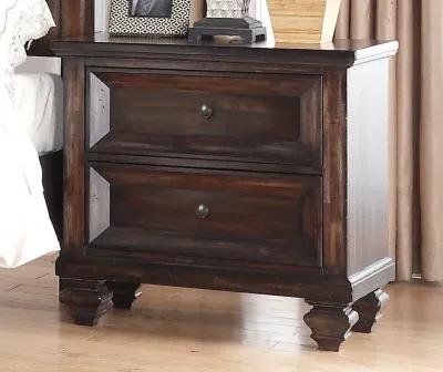 Sevilla Walnut Brown Nightstand